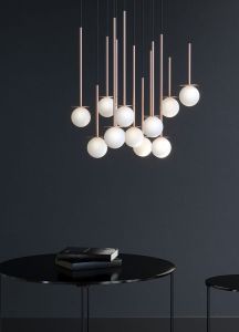 Lampa wisząca COTTON PANEL KOŁO 16xG9 DM101/Z/HF4 Cleoni ---do wyboru kolor - RABAT do 15% -