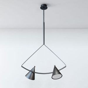 Lampa wisząca RIM LED czarny mat Cleoni 
