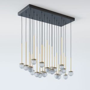 Lampa wisząca CLAR panel 14xLED - parametry do wyboru - Cleoni