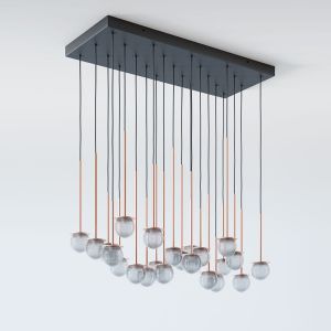 Lampa wisząca CLAR panel 23xLED - parametry do wyboru - Cleoni