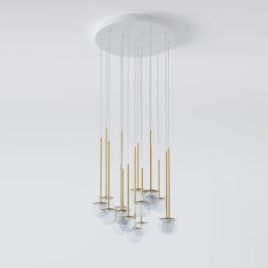 Lampa wisząca CLAR panel okrągła - parametry do wyboru - Cleoni