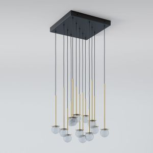 Lampa wisząca CLAR panel kwadrat - parametry do wyboru - Cleoni